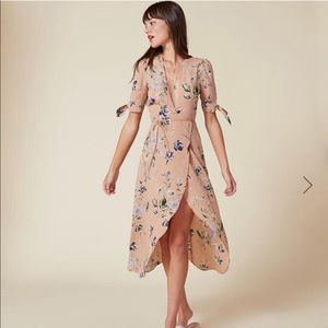 Reformation Royce wrap dress, NWOT, S